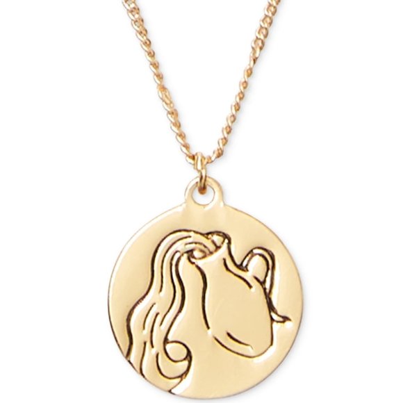 Kate Spade Zodiac Aquarius Round Pendant - Picture 1 of 4